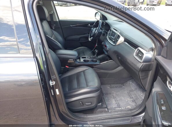 5XYPHDA51GG085380 2016 KIA SORENTO Серый Вид салона спереди