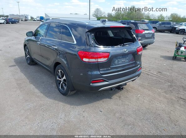 5XYPHDA51GG085380 2016 KIA SORENTO Серый Задняя левая четверть