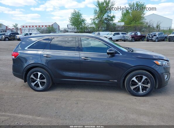 5XYPHDA51GG085380 2016 KIA SORENTO Серый Вид задней части салона