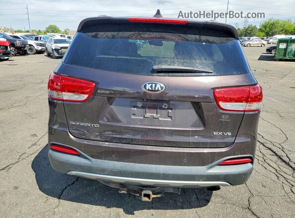 5XYPHDA52GG084013 2016 KIA SORENTO Коричневый Вид сзади