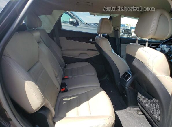 5XYPHDA52GG084013 2016 KIA SORENTO Коричневый Вид задних сидений