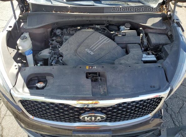 5XYPHDA52GG084013 2016 KIA SORENTO Коричневый Вид задней части салона