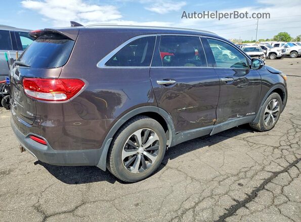 5XYPHDA52GG084013 2016 KIA SORENTO Коричневый Задняя правая четверть
