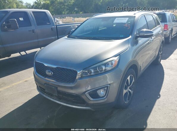 5XYPHDA53GG104866 2016 KIA SORENTO Серый Вид спереди