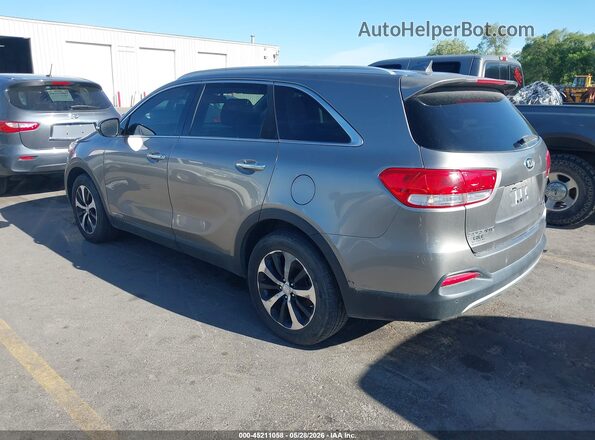 5XYPHDA53GG104866 2016 KIA SORENTO Серый Задняя левая четверть