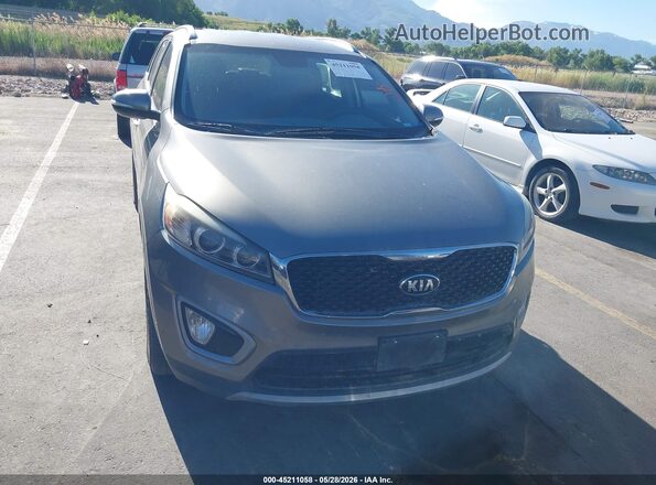 5XYPHDA53GG104866 2016 KIA SORENTO Серый Вид щитка приборов