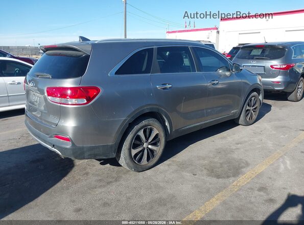 5XYPHDA53GG104866 2016 KIA SORENTO Серый Задняя правая четверть