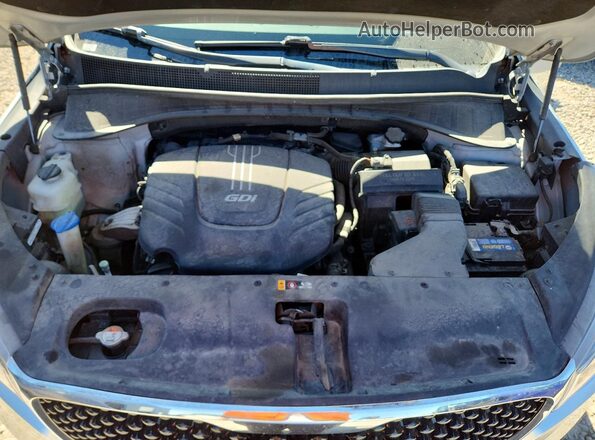 5XYPHDA53GG165036 2016 KIA SORENTO Серебряный Вид задней части салона