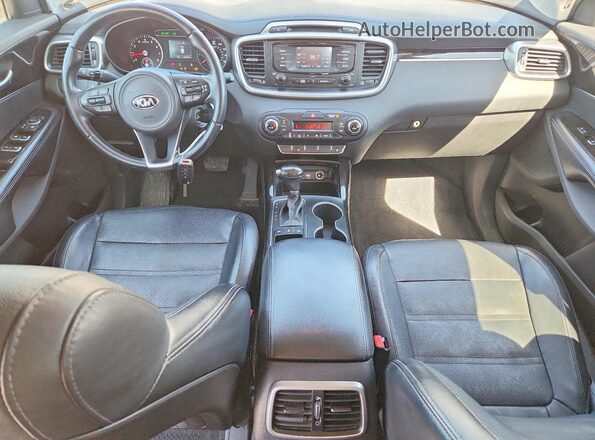 5XYPHDA53GG165036 2016 KIA SORENTO Серебряный Вид панели приборов