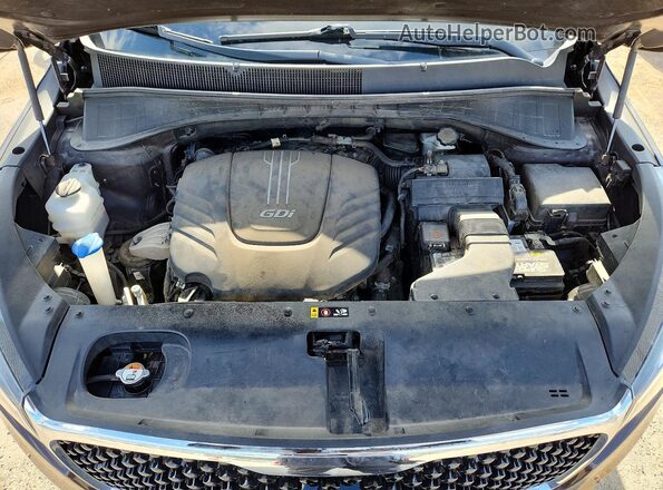 5XYPHDA53HG243879 2017 KIA SORENTO Коричневый Вид подкапотного пространства