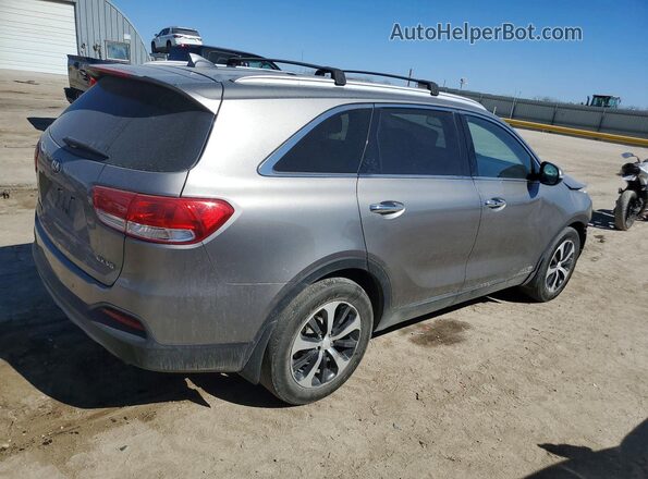 5XYPHDA54JG418453 2018 KIA SORENTO Серый Задняя правая четверть