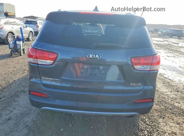 5XYPHDA56GG134301 2016 KIA SORENTO Серый Вид сзади