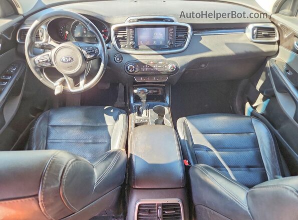 5XYPHDA57JG420892 2018 KIA SORENTO Белый Вид панели приборов
