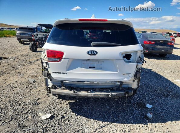 5XYPHDA57JG420892 2018 KIA SORENTO Белый Вид сзади