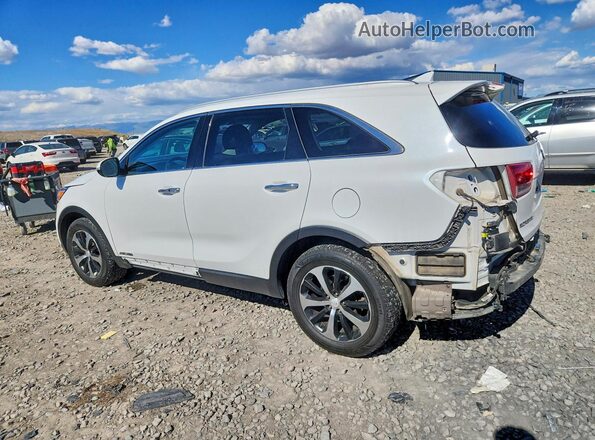 5XYPHDA57JG420892 2018 KIA SORENTO Белый Задняя левая четверть