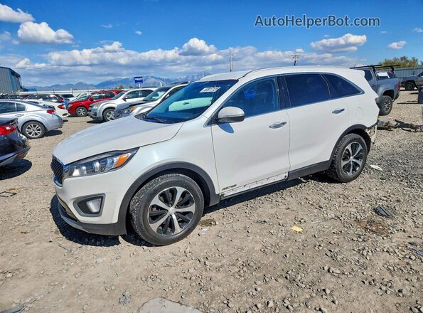 5XYPHDA57JG420892 2018 KIA SORENTO Белый Передняя левая четверть