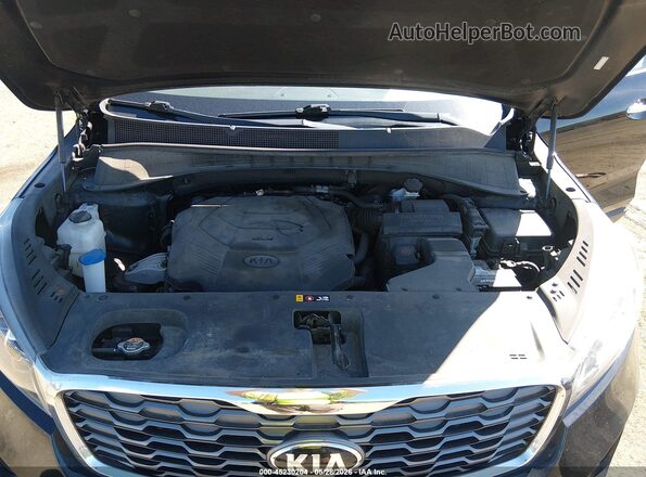 5XYPHDA57KG607809 2019 KIA SORENTO Черный Вид сзади