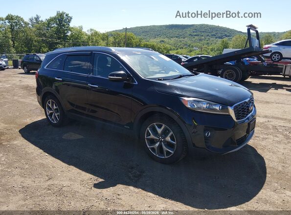 5XYPHDA57KG607809 2019 KIA SORENTO Черный Передняя правая четверть