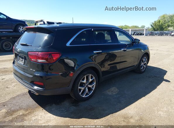 5XYPHDA57KG607809 2019 KIA SORENTO Черный Задняя правая четверть