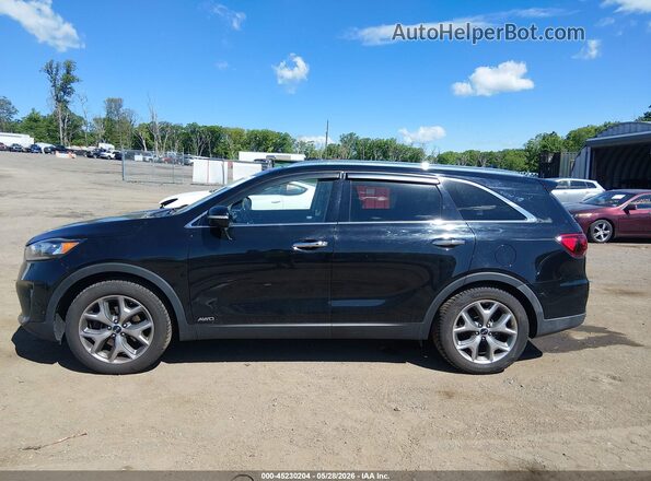 5XYPHDA57KG607809 2019 KIA SORENTO Черный Панорамный вид салона 360°