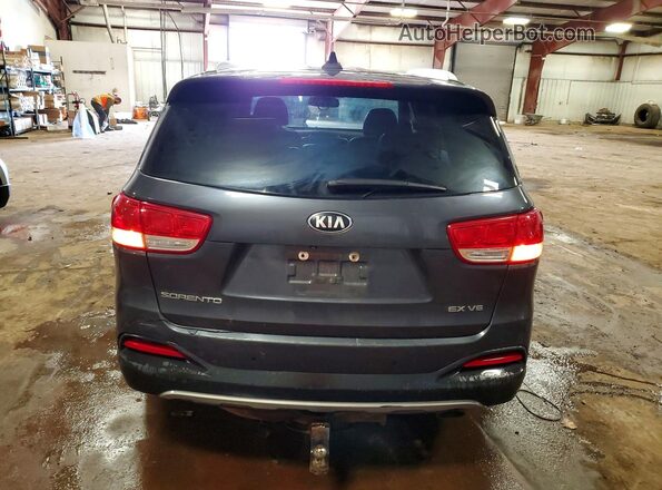 5XYPHDA58JG429939 2018 KIA SORENTO Gray Widok z tyłu