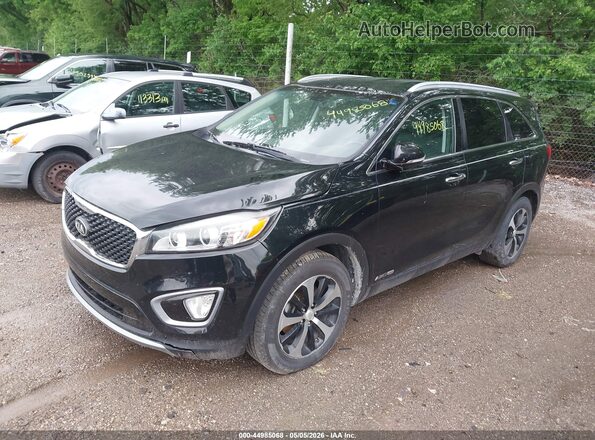 5XYPHDA59GG144031 2016 KIA SORENTO Black Przód lewy