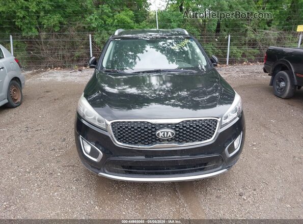 5XYPHDA59GG144031 2016 KIA SORENTO Black Widok z przodu