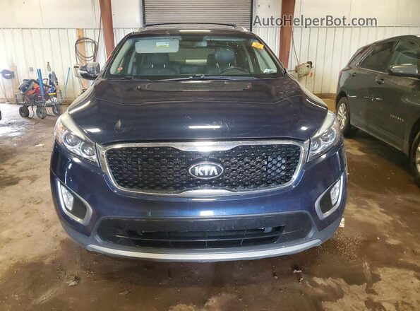 5XYPHDA5XGG069968 2016 KIA SORENTO Синий Вид спереди