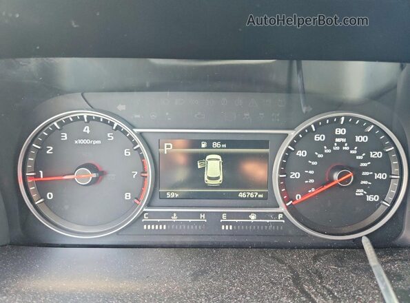 5XYRG4LC7MG021329 2021 KIA SORENTO Серый Вид щитка приборов