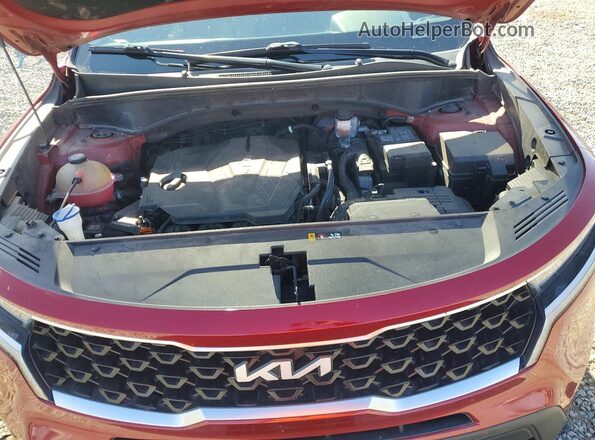 5XYRG4LC7NG076722 2022 KIA SORENTO Красный Вид подкапотного пространства