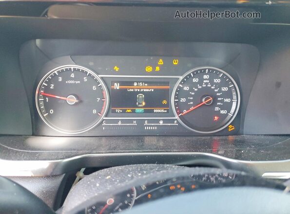 5XYRG4LC7NG076722 2022 KIA SORENTO Красный Вид щитка приборов