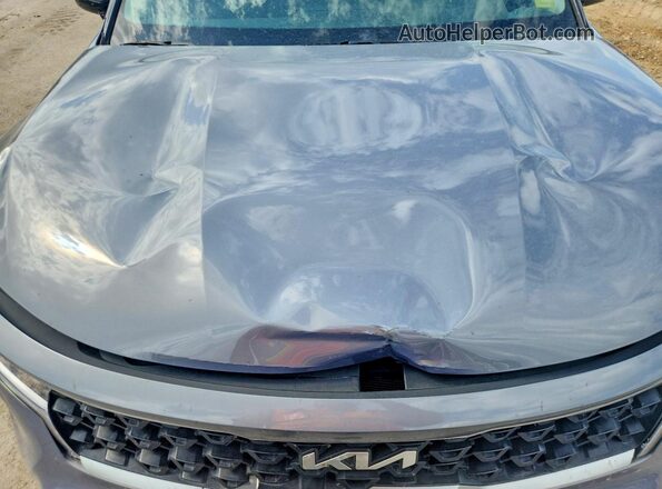 5XYRG4LC7PG227190 2023 KIA SORENTO Silver Vista del compartimento del motor