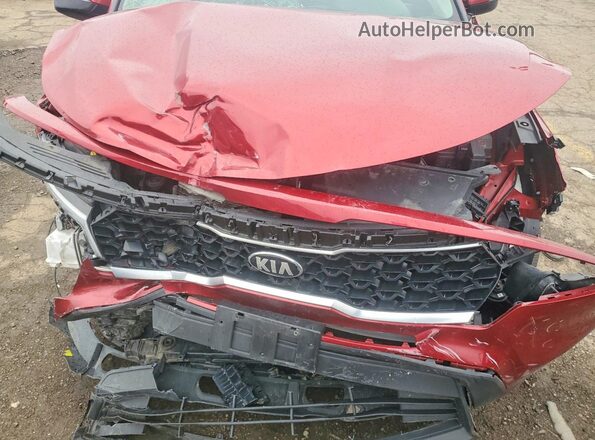 5XYRG4LC9MG025835 2021 KIA SORENTO Burgundy Vista interior trasera