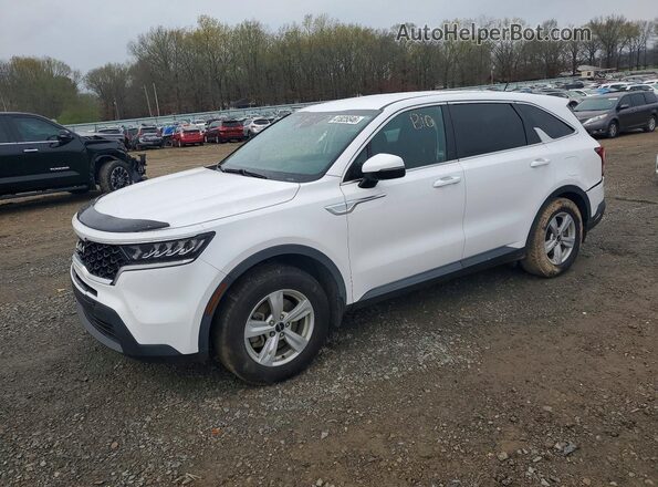 5XYRG4LCXNG080375 2022 KIA SORENTO Белый Передняя левая четверть