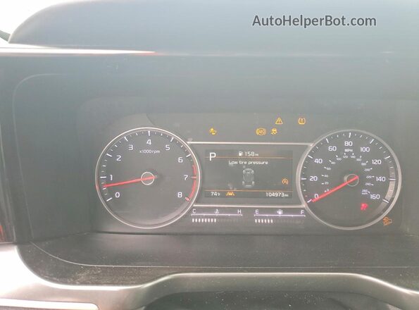 5XYRG4LCXNG080375 2022 KIA SORENTO Белый Вид щитка приборов