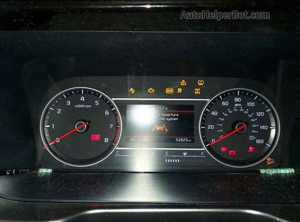 5XYRGDLC0NG091580 2022 KIA SORENTO Silver Vista del cuadro de instrumentos