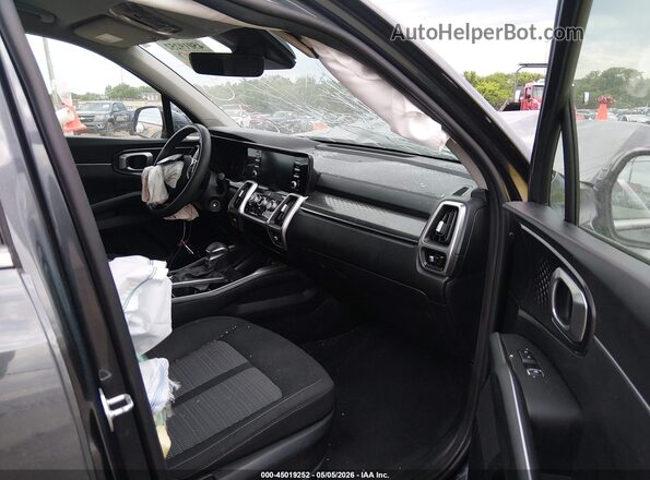 5XYRGDLCXMG022409 2021 KIA SORENTO Черный Вид салона спереди