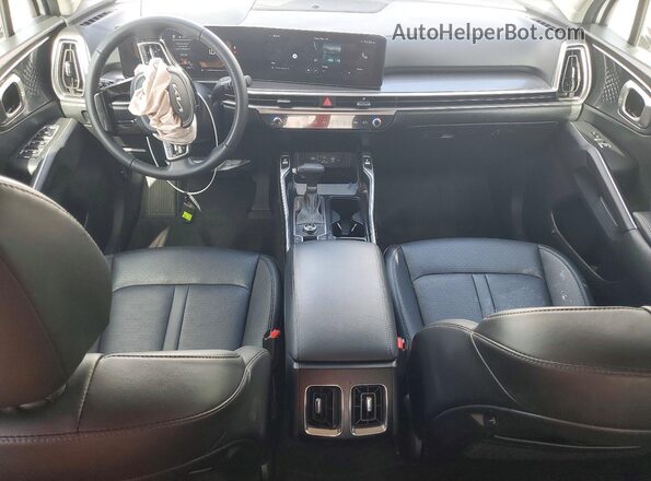 5XYRH4JF8SG354579 2025 KIA SORENTO White Vista del salpicadero