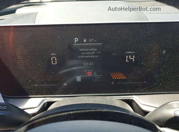 5XYRHDJF1SG403671 2025 KIA SORENTO Белый Вид щитка приборов