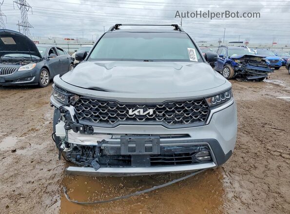 5XYRHDLF3NG120691 2022 KIA SORENTO Silver Widok z przodu