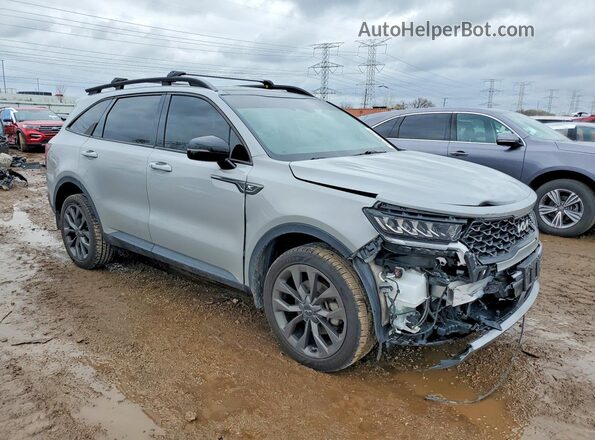 5XYRHDLF3NG120691 2022 KIA SORENTO Silver Przód prawy