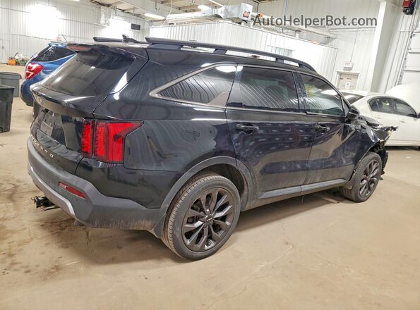 5XYRHDLF4NG104838 2022 KIA SORENTO Черный Задняя правая четверть