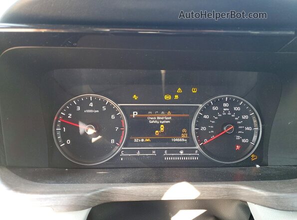 5XYRHDLF5MG071802 2021 KIA SORENTO Белый Вид щитка приборов