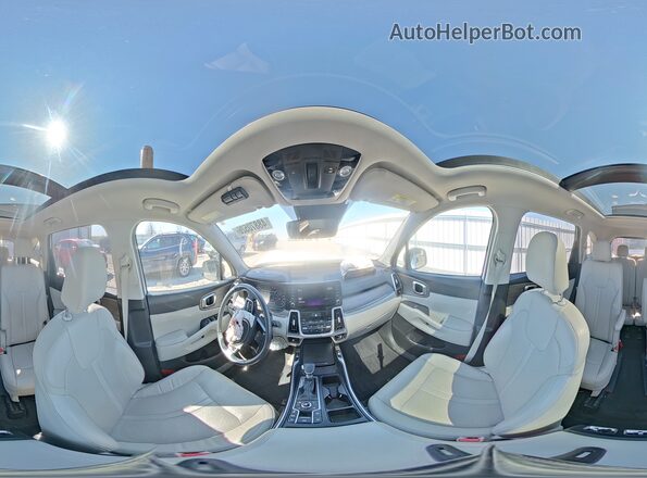 5XYRHDLF5MG071802 2021 KIA SORENTO Белый Панорамный вид салона 360°