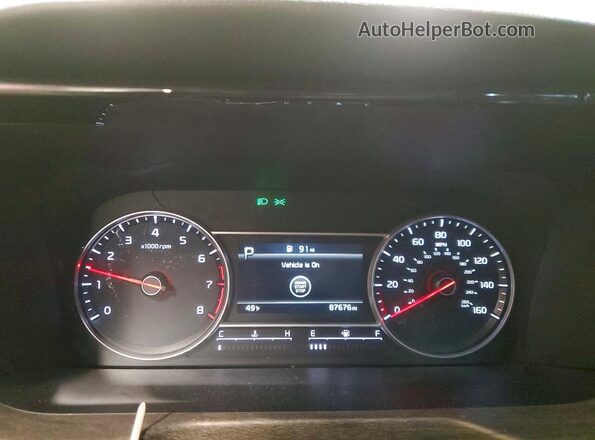 5XYRHDLF9MG028841 2021 KIA SORENTO Золотой Вид щитка приборов