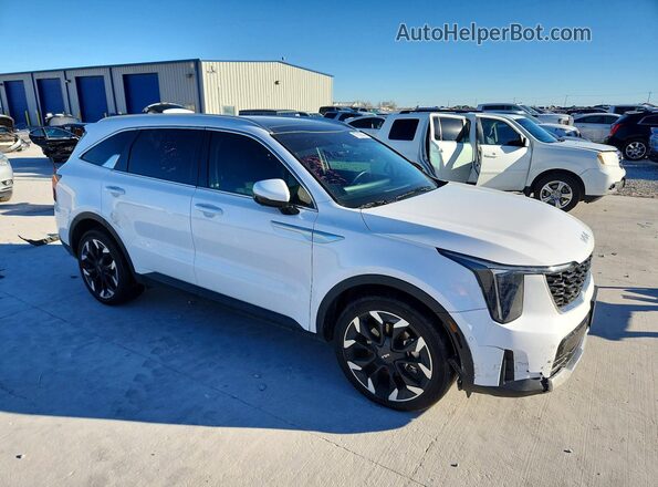 5XYRK4JF1RG268994 2024 KIA SORENTO White Przód prawy