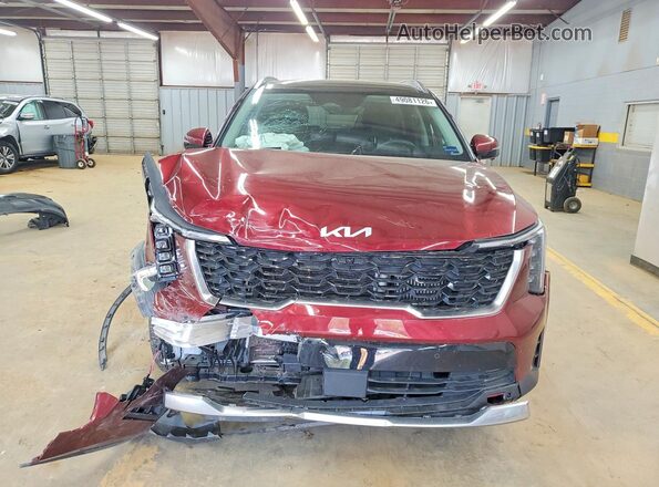 5XYRK4JF9RG260545 2024 KIA SORENTO Burgundy Вид спереду