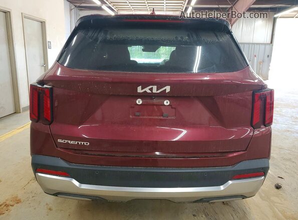 5XYRK4JF9RG260545 2024 KIA SORENTO Burgundy Вид ззаду