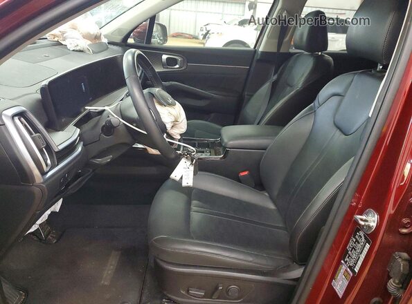 5XYRK4JF9RG260545 2024 KIA SORENTO Burgundy Вид салону спереду