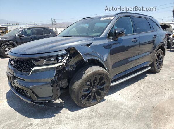 5XYRK4LF4NG111368 2022 KIA SORENTO Серый Передняя левая четверть